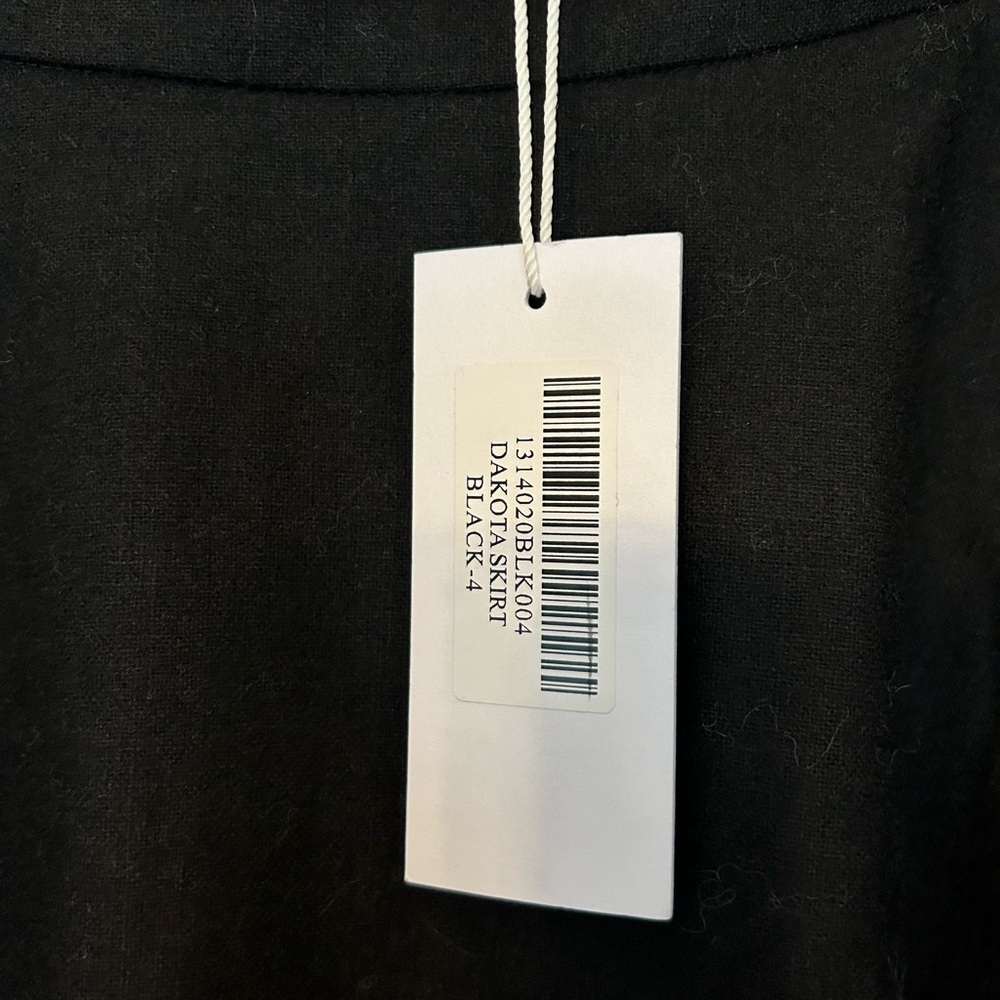 NWT Reformation Dakota Wool Skirt, Black, size 4 - Picture 7 of 8